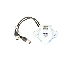 2758812 Pótkocsi aljzat, 2 F MINI DIN kamera